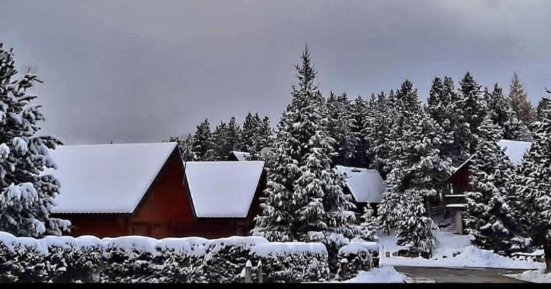 Maison De Bois Finlandaise Au Pied Des Pistes Bolquere Pyrenees 2000 Esterno foto